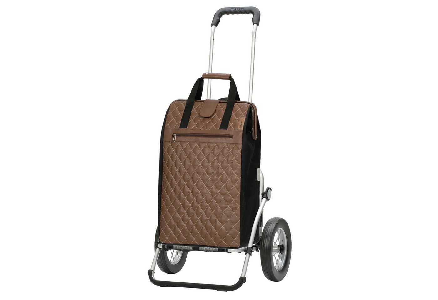 Andersen Einkaufstrolley Royal Shopper Inra braun, klappbare Ladefläche, belastbar bis 50kg, wasserabweisend von Andersen