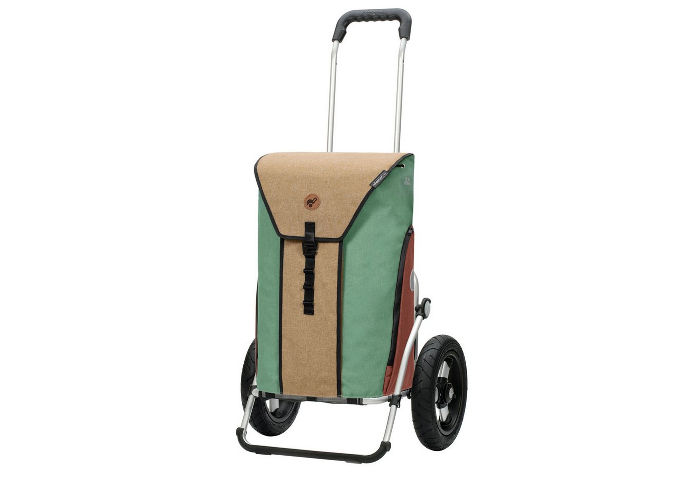 Andersen Einkaufstrolley Royal Shopper Oli.P 2.0 beige, Thermofach 16 Liter, klappbar, belastbar bis 50kg, wasserabweisend von Andersen