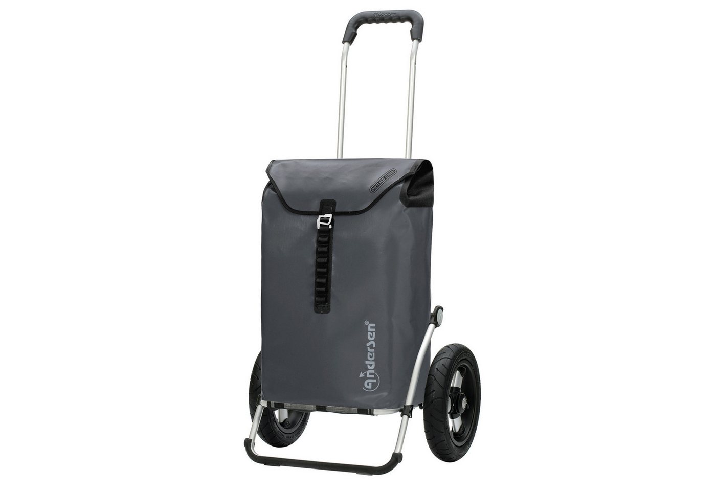 Andersen Einkaufstrolley Royal Shopper Ortlieb anthrazit, klappbare Ladefläche, belastbar bis 50kg von Andersen