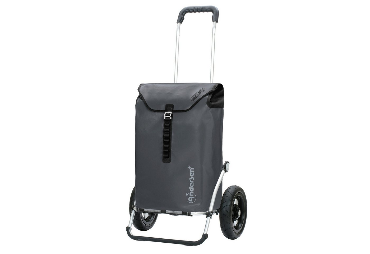 Andersen Einkaufstrolley Royal Shopper Ortlieb anthrazit, klappbare Ladefläche, belastbar bis 50kg von Andersen