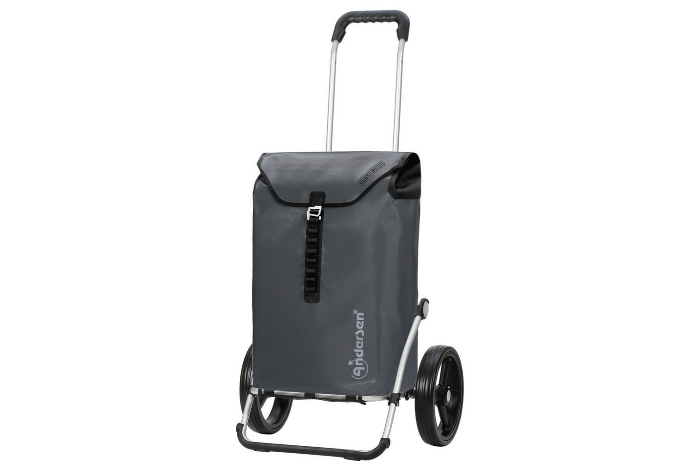 Andersen Einkaufstrolley Royal Shopper Ortlieb anthrazit, klappbare Ladefläche, belastbar bis 50kg von Andersen