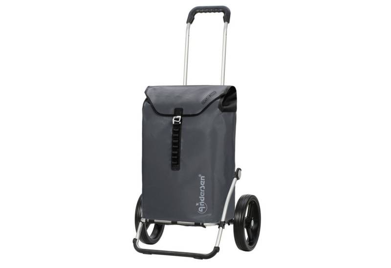 Andersen Einkaufstrolley Royal Shopper Ortlieb anthrazit, klappbare Ladefläche, belastbar bis 50kg von Andersen