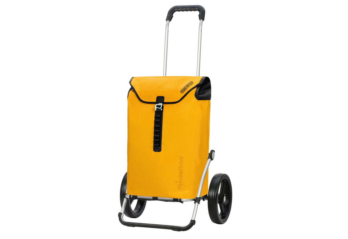 Andersen Einkaufstrolley Royal Shopper Ortlieb gelb, klappbare Ladefläche, belastbar bis 50kg von Andersen