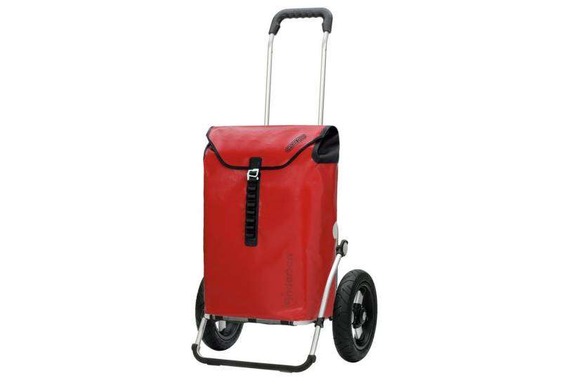 Andersen Einkaufstrolley Royal Shopper Ortlieb rot, klappbare Ladefläche, belastbar bis 50kg von Andersen