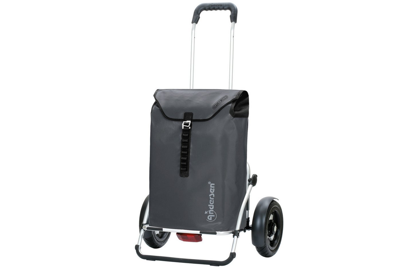 Andersen Einkaufstrolley Royal Shopper Plus Ortlieb anthrazit, klappbare Ladefläche, belastbar bis 50kg von Andersen