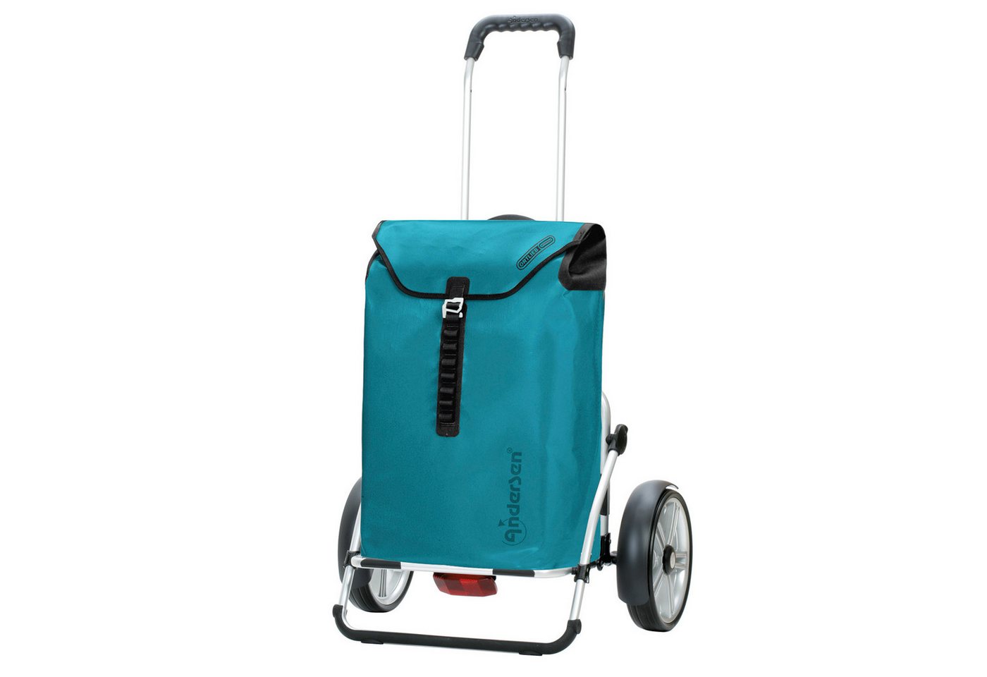 Andersen Einkaufstrolley Royal Shopper Plus Ortlieb petrol, klappbare Ladefläche, belastbar bis 50kg von Andersen