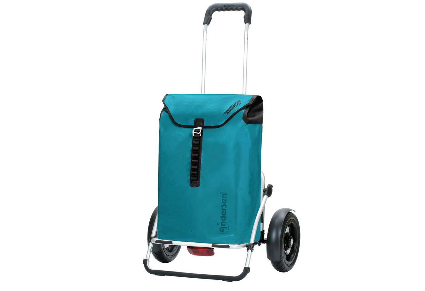 Andersen Einkaufstrolley Royal Shopper Plus Ortlieb petrol, klappbare Ladefläche, belastbar bis 50kg von Andersen