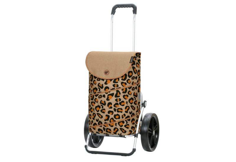 Andersen Einkaufstrolley Royal Shopper Tyra leo, klappbare Ladefläche, belastbar bis 50kg, wasserabweisend von Andersen