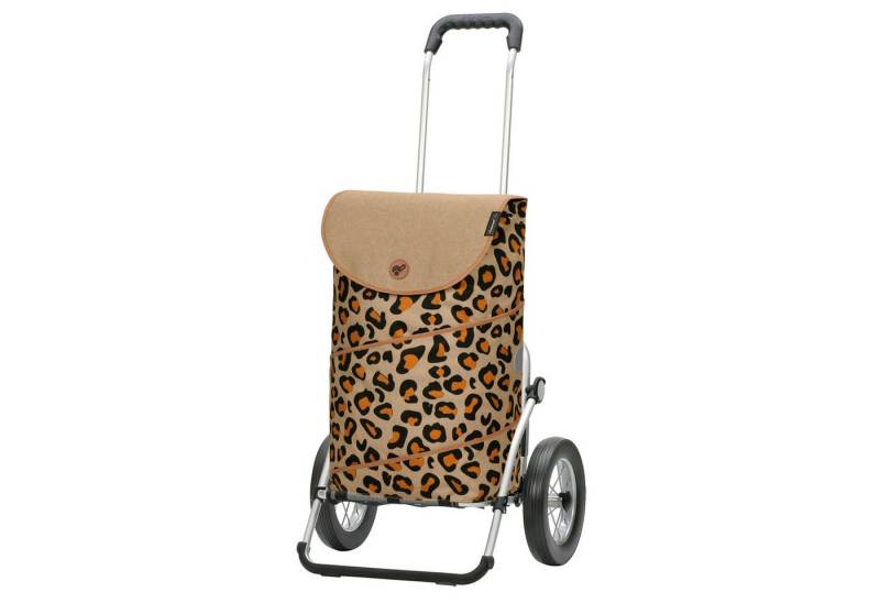 Andersen Einkaufstrolley Royal Shopper Tyra leo, klappbare Ladefläche, belastbar bis 50kg, wasserabweisend von Andersen