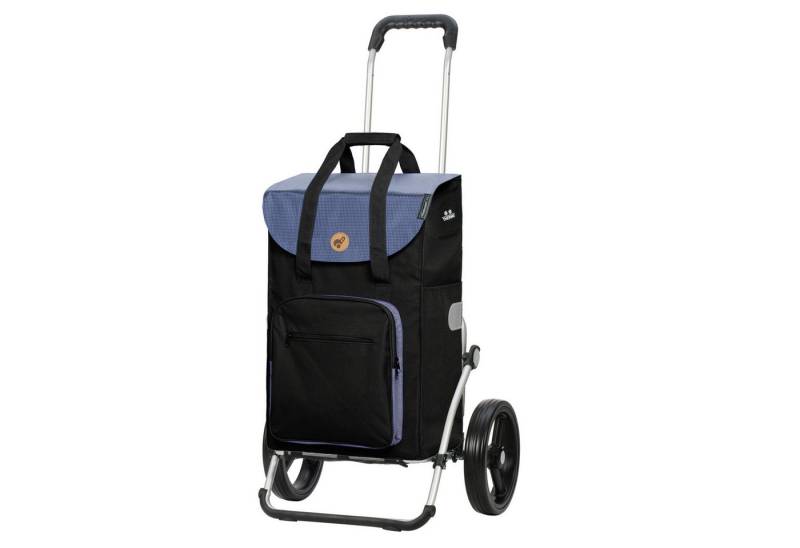 Andersen Einkaufstrolley Royal Shopper Wismar schwarz, Thermofach 15 Liter, klappbar, belastbar bis 50kg, wasserabweisend von Andersen