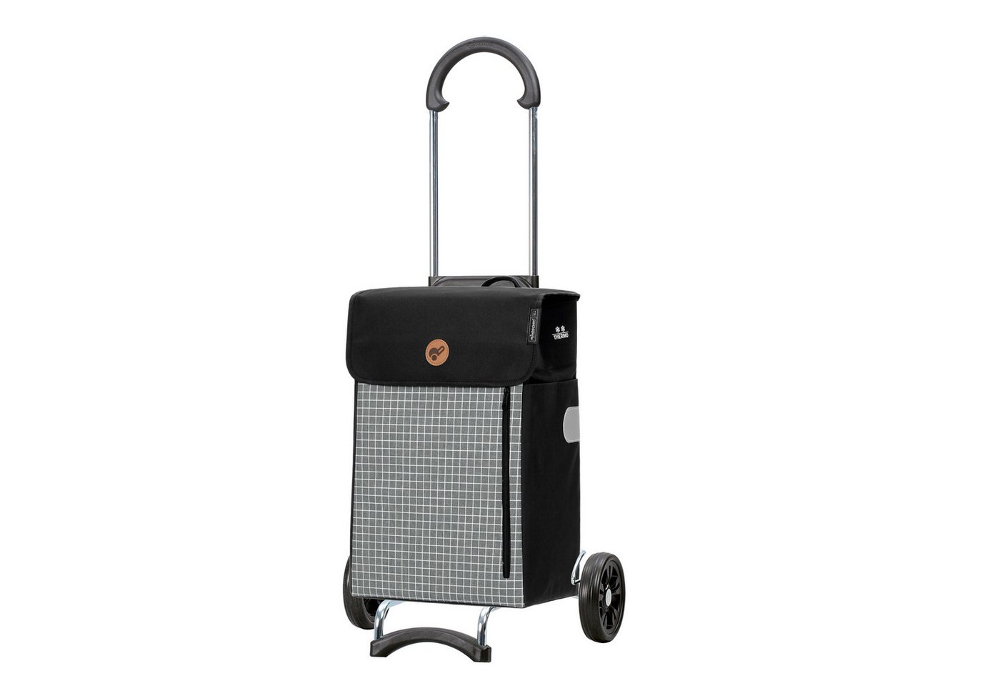 Andersen Einkaufstrolley Scala Shopper Hente grau, Thermofach 12 Liter, belastbar bis 40kg, wasserabweisend von Andersen