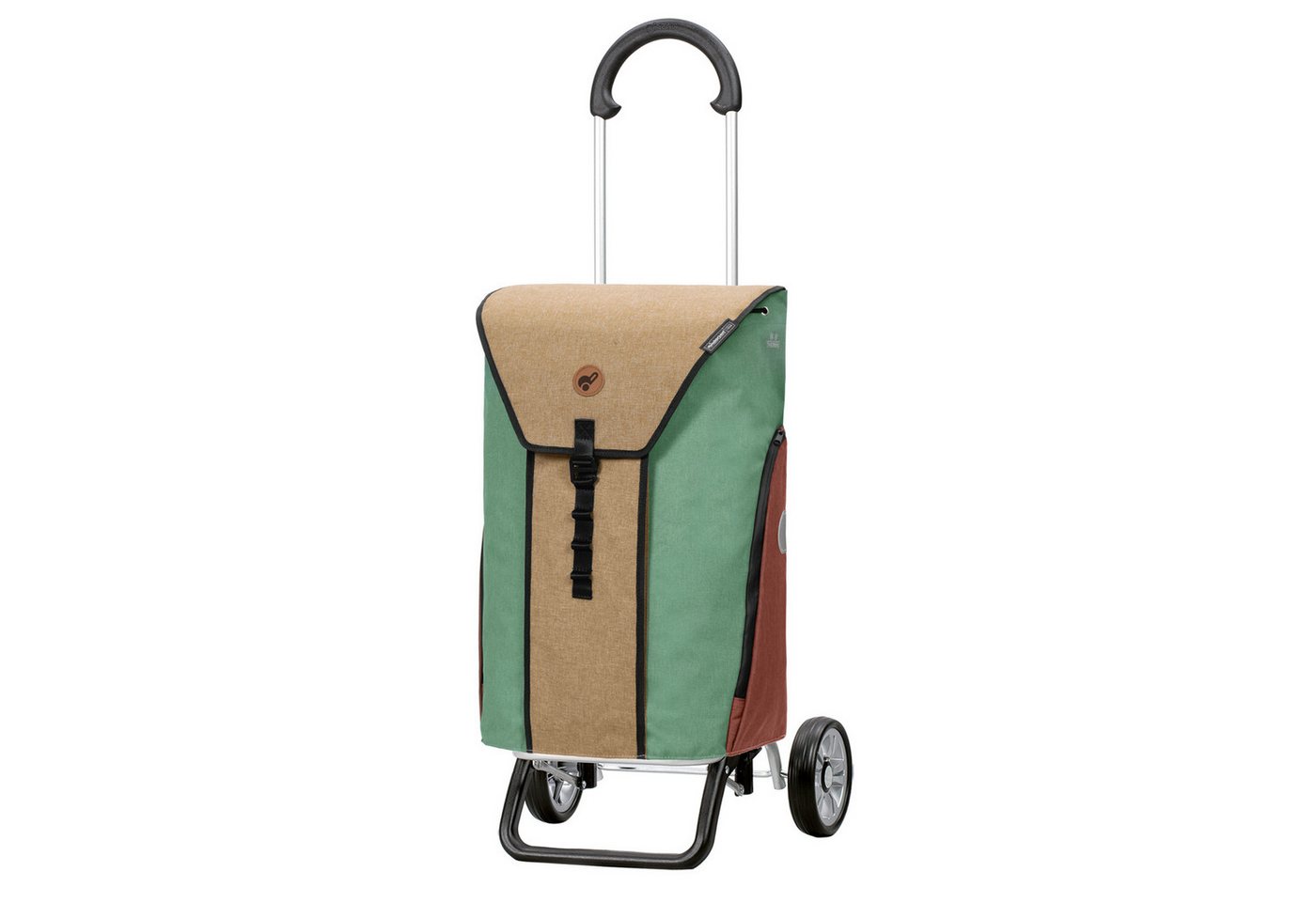 Andersen Einkaufstrolley Scala Shopper Plus Oli.P 2.0 beige, Thermofach 16 Liter, klappbar, belastbar bis 30kg, wasserabweisend von Andersen