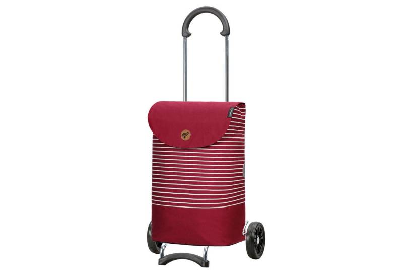 Andersen Einkaufstrolley Scala Shopper Tilde rot, belastbar bis 40kg, wasserabweisend von Andersen