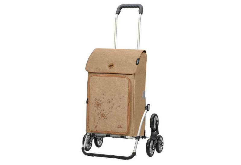 Andersen Einkaufstrolley Treppenst. Royal Sh. Erbo beige, Thermofach 4 Liter, klappbar, belastbar bis 50kg, wasserabweisend von Andersen