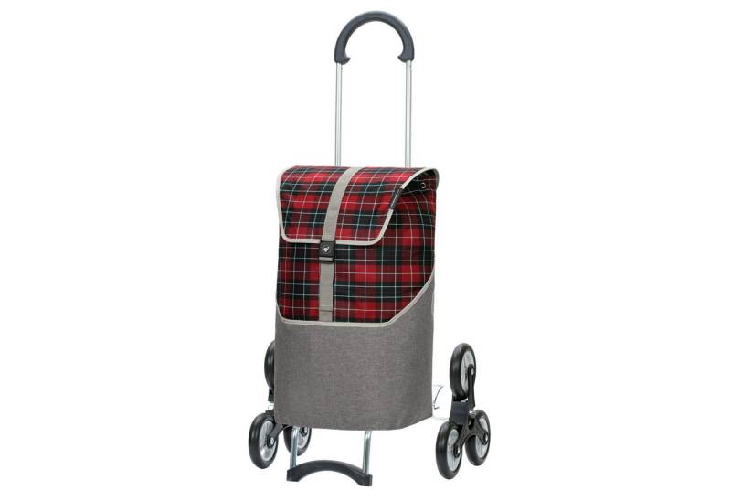Andersen Einkaufstrolley Treppenst. Scala Sh. Gese rot, belastbar bis 40kg, wasserabweisend von Andersen