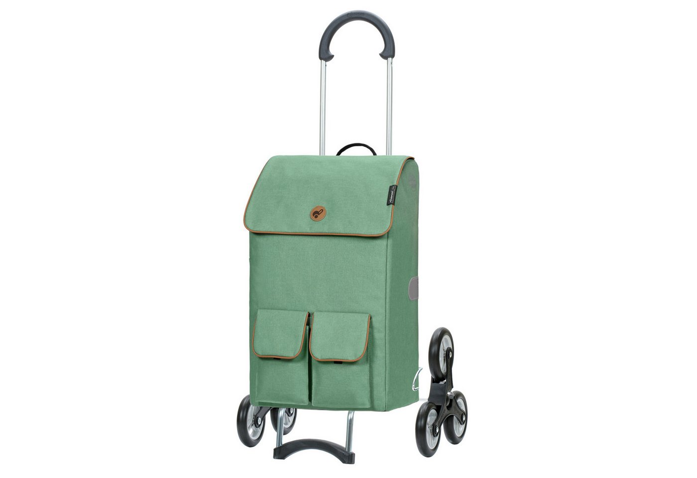 Andersen Einkaufstrolley Treppenst. Scala Sh. Ipek Ma salbei, Thermofach 40 Liter, belastbar bis 40kg, wasserabweisend von Andersen