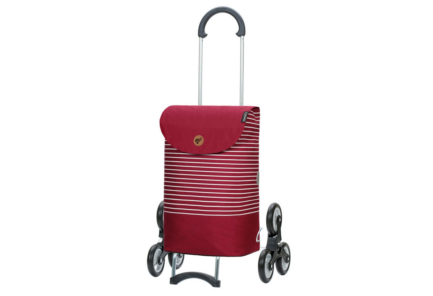 Andersen Einkaufstrolley Treppenst. Scala Sh. Tilde rot, belastbar bis 40kg, wasserabweisend von Andersen