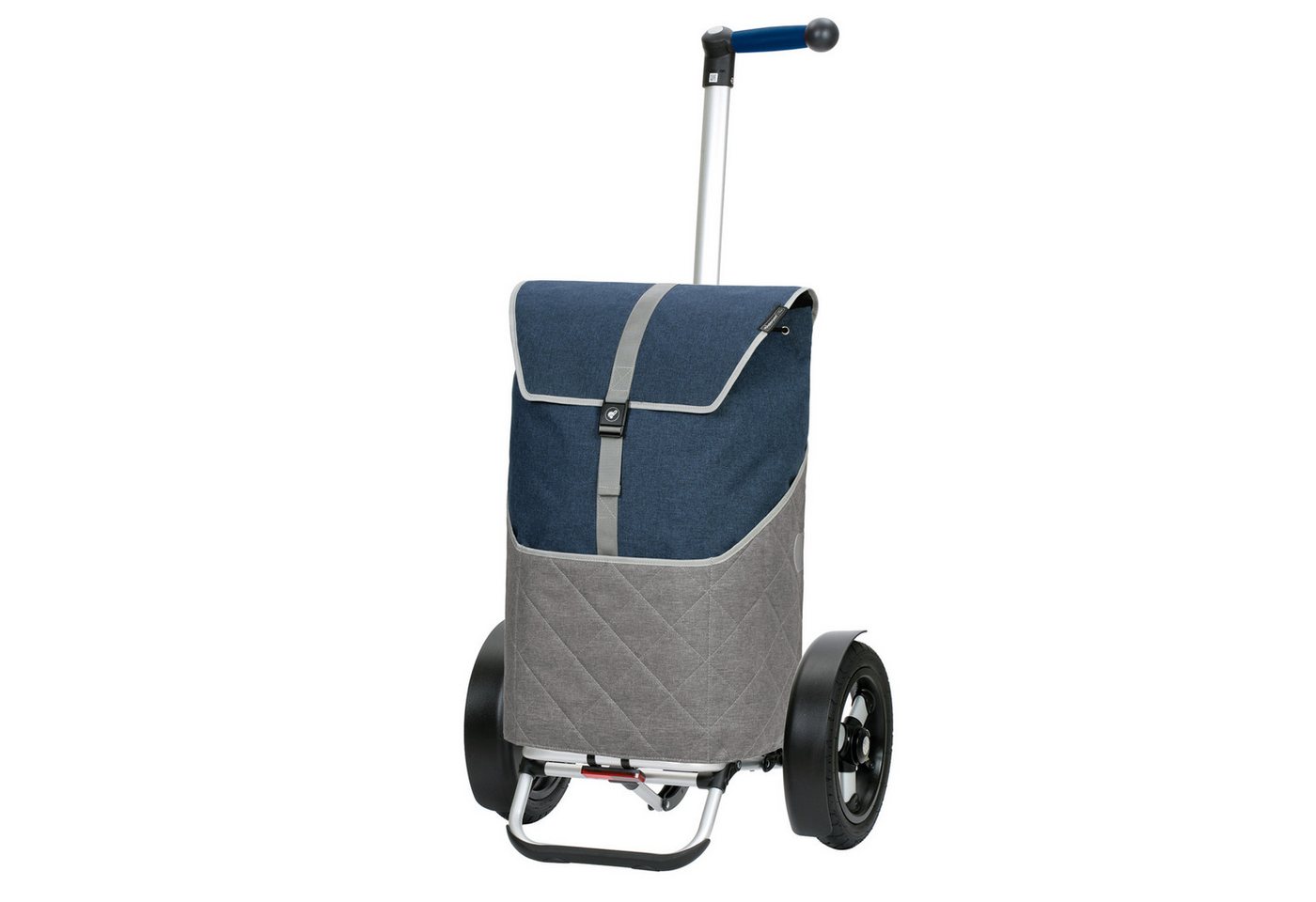 Andersen Einkaufstrolley Tura Shopper Lasse blau, klappbare Ladefläche, belastbar bis 50kg, wasserabweisend von Andersen