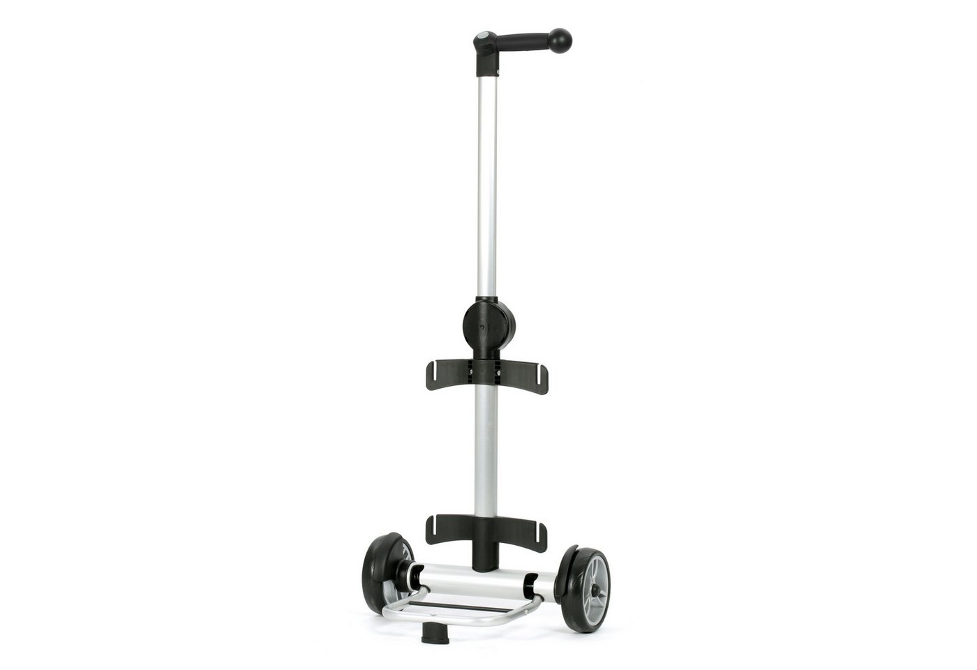 Andersen Einkaufstrolley Unus Sh. schwarz m. 17cm kugelgel. Flüsterrad, klappbare Ladefläche, höhenverstellbar, belastbar bis 40kg von Andersen