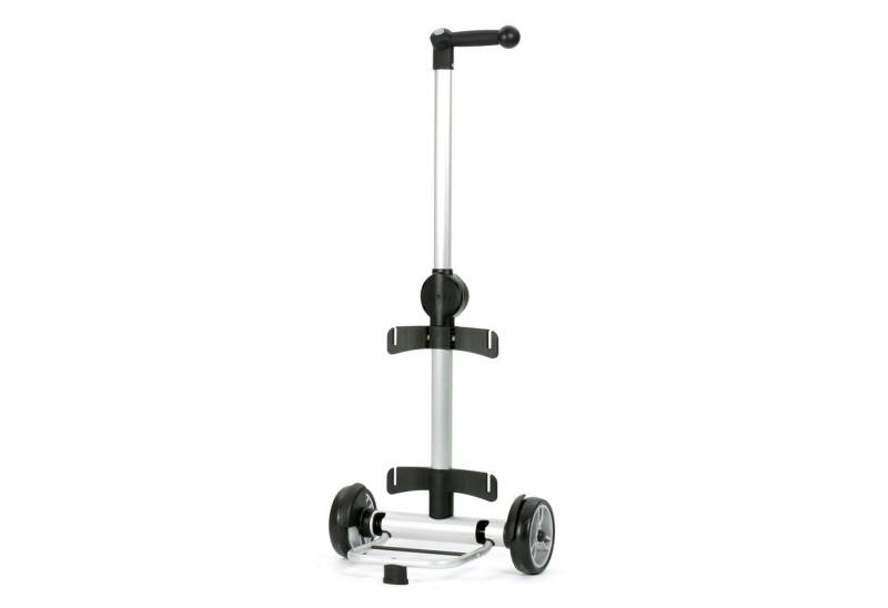 Andersen Einkaufstrolley Unus Sh. schwarz m. 17cm kugelgel. Flüsterrad, klappbare Ladefläche, höhenverstellbar, belastbar bis 40kg von Andersen