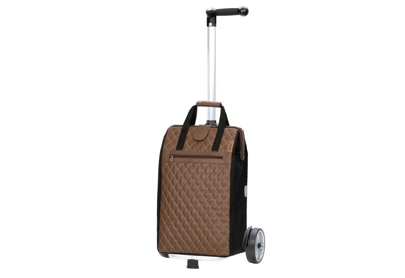Andersen Einkaufstrolley Unus Shopper Inra braun, klappbar, höhenverstellbar, belastbar bis 40kg, wasserabweisend von Andersen