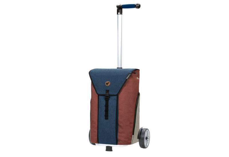 Andersen Einkaufstrolley Unus Shopper Oli.P 2.0 blau, Thermo, klappbar, höhenverst., belastbar bis 40kg, wasserabweisend von Andersen
