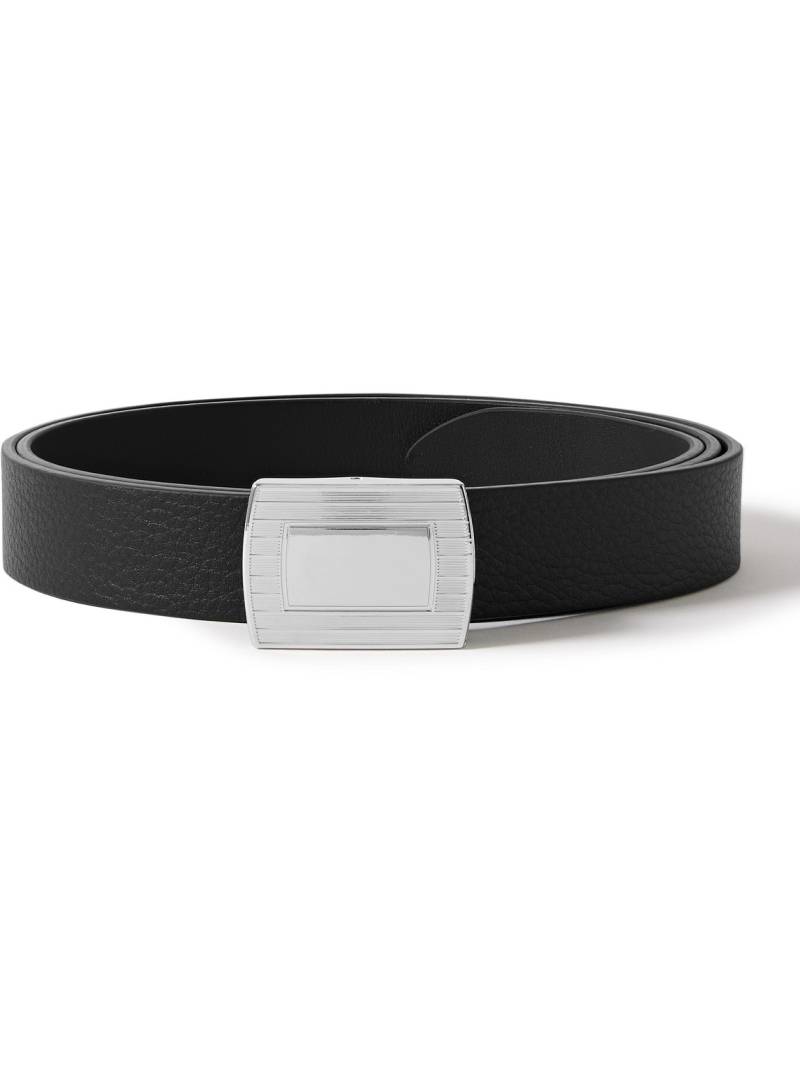 Anderson's - 2.5cm Textured-Leather Belt - Men - Black - EU 100 von Anderson's