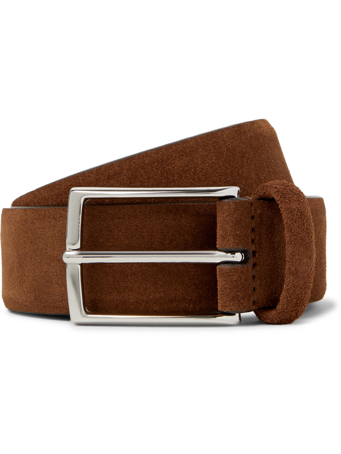 Anderson's - 3.5cm Suede Belt - Men - Brown - EU 105 von Anderson's