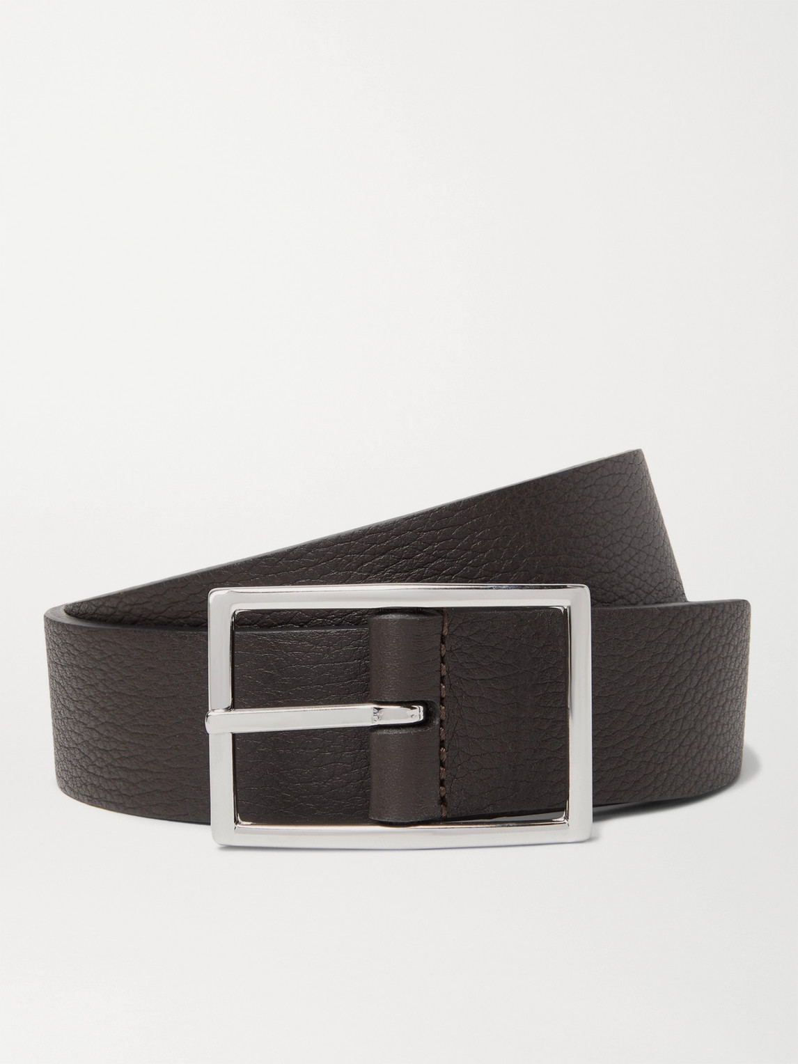Anderson's - 3cm Black and Dark-Brown Reversible Leather Belt - Men - Black - EU 85 von Anderson's
