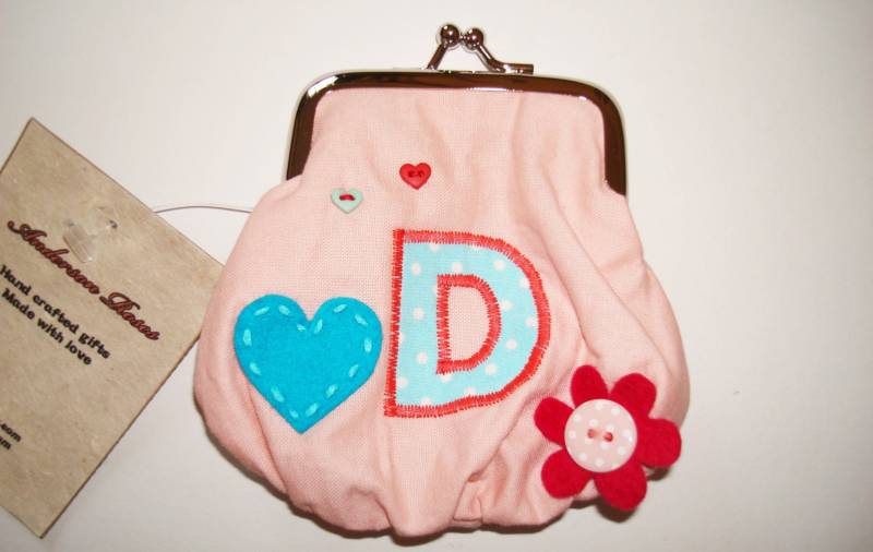 Mädchen Geldbörse Mit Initial Personalisiert von AndersonRoses