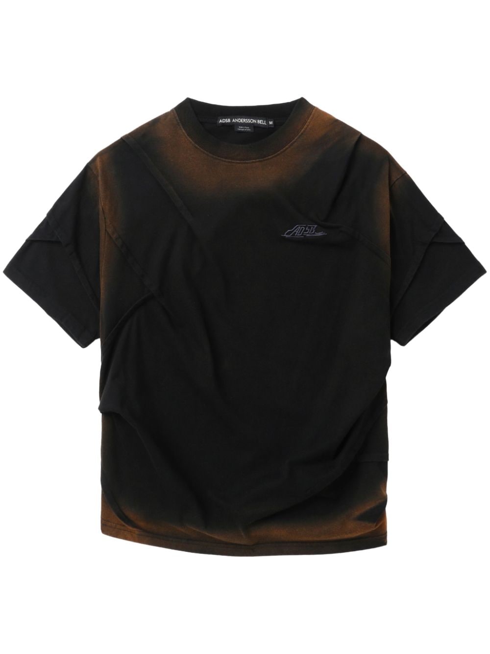 Andersson Bell Mardro Gradient T-Shirt im Layering-Look - Schwarz von Andersson Bell