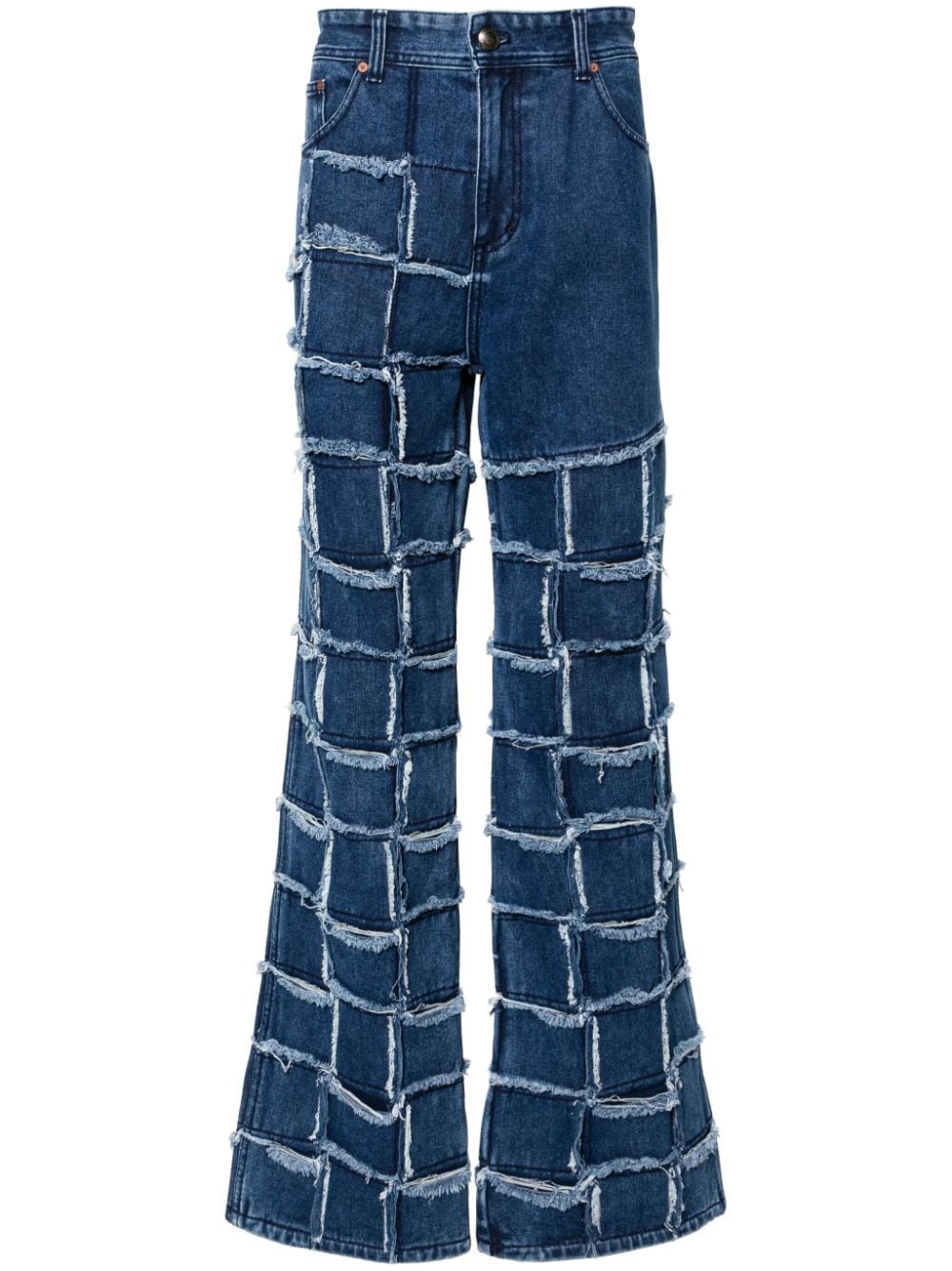 Andersson Bell Weite New Patchwork Jeans - Blau von Andersson Bell