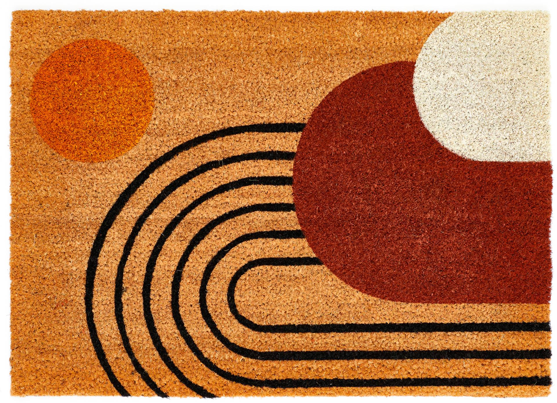 Andiamo Fußmatte "Kokos" rechteckig 17 mm Höhe Schmutzfangmatte, verschiedene Designs, In- und Outdoor geeignet von Andiamo