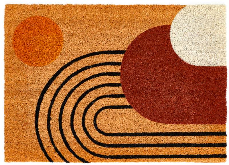 Andiamo Fußmatte "Kokos" rechteckig 17 mm Höhe Schmutzfangmatte, verschiedene Designs, In- und Outdoor geeignet von Andiamo