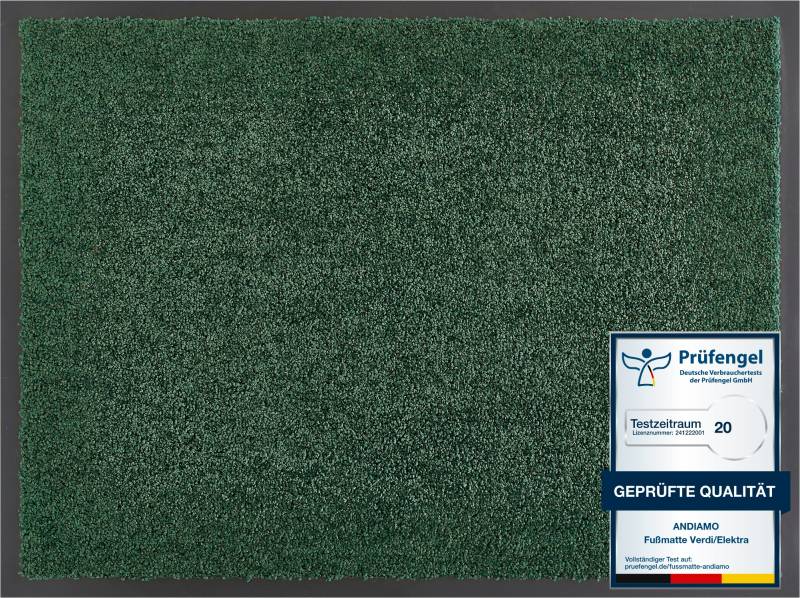 Andiamo Fußmatte "Verdi, Made in Netherlands" rechteckig 6 mm Höhe Schmutzfangmatte, Eingangsmatte, rutschfest, strapazierfähig von Andiamo