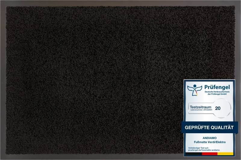 Andiamo Fußmatte "Verdi, Made in Netherlands" rechteckig 6 mm Höhe Schmutzfangmatte, Eingangsmatte, rutschfest, strapazierfähig von Andiamo