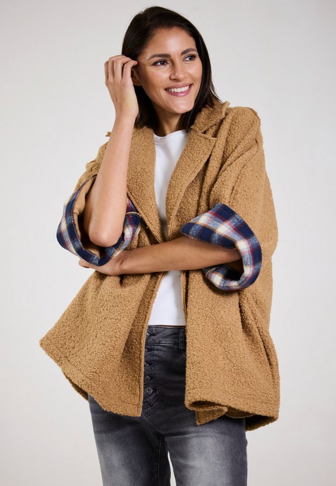 Andijamo-Fashion Bouclèjacke CITY MOOD Oversized Boucléjacke von Andijamo-Fashion
