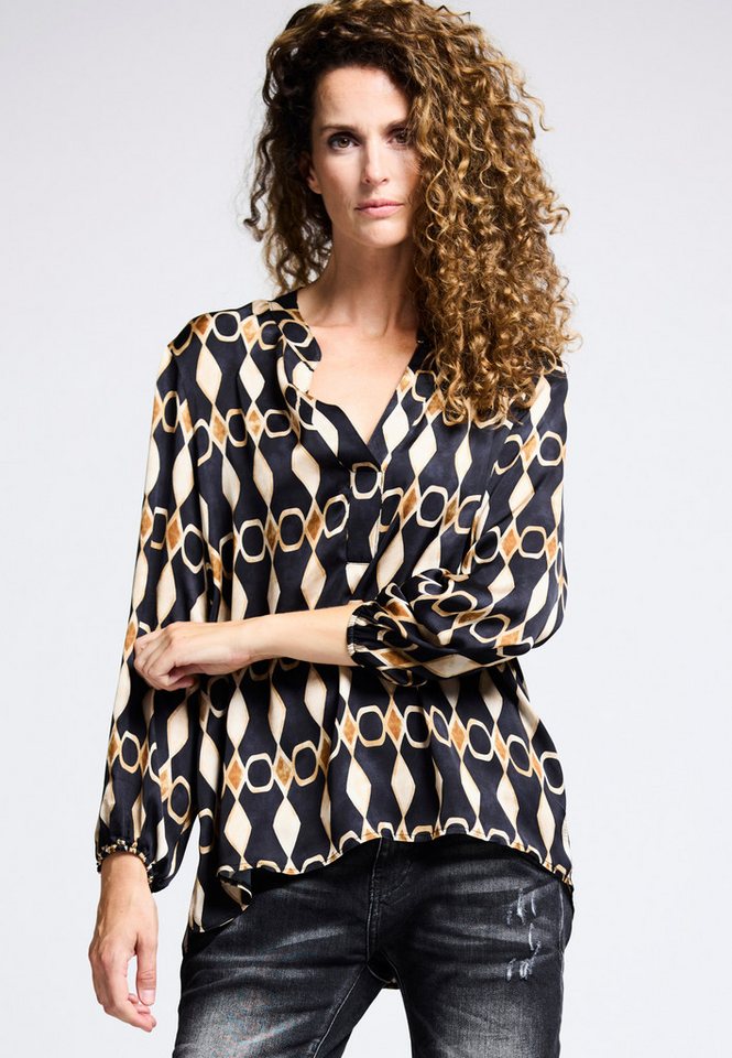 Andijamo-Fashion Schlupfbluse RETRO GLAM MATERIAL von Andijamo-Fashion