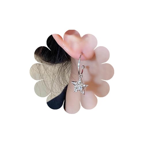 Andiyace Bohemian Kristall SternOhrringe Zircon Stern Anhänger Ohrringe Strass Stern Anhänger Ohrringe Damen Schmuck von Andiyace