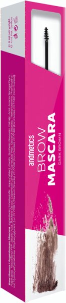 Andmetics Brow Mascara Dark Brown 6,5 ml von Andmetics