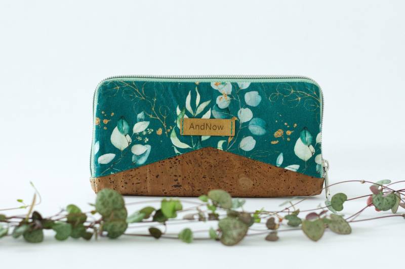 Portemonnaie Geldbeutel Rfid Damen Kork Vegan Mynta von AndnowDE