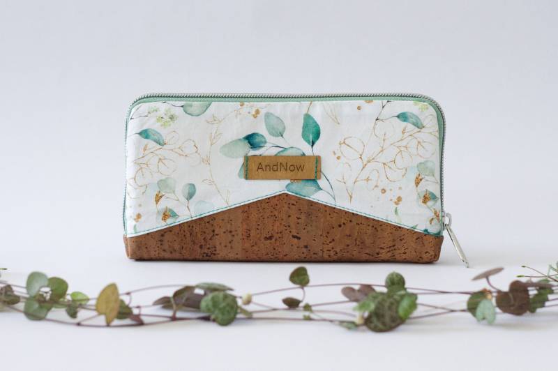 Portemonnaie Geldbeutel Rfid Damen Kork Vegan Mynta von AndnowDE