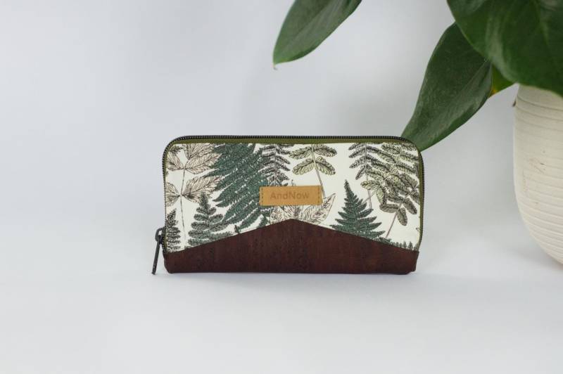 Portemonnaie Geldbeutel Rfid Damen Kork Vegan Mynta von AndnowDE