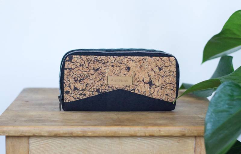 Portemonnaie Geldbeutel Rfid Damen Kork Vegan Mynta von AndnowDE