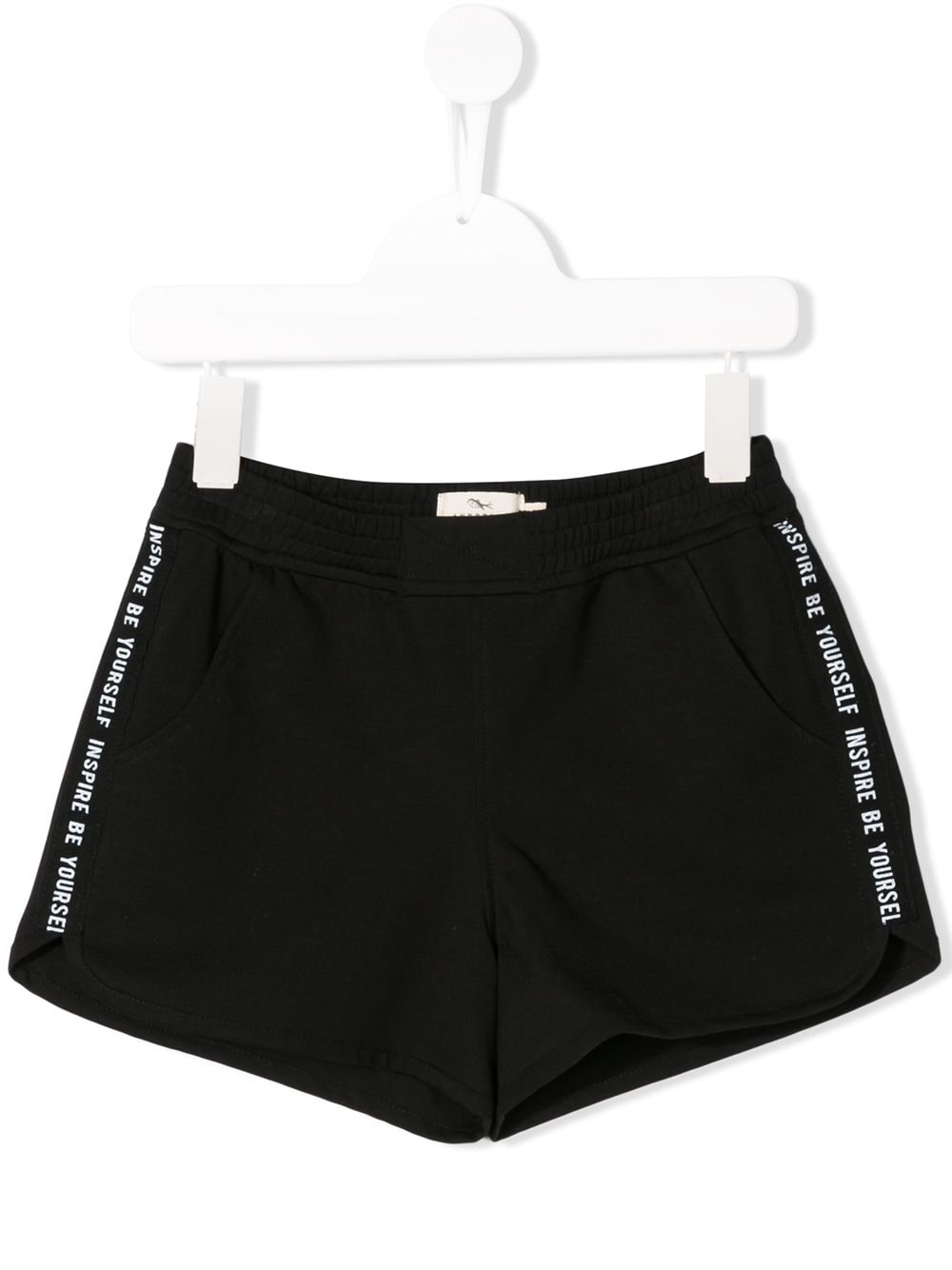 Andorine Shorts mit seitlichen Streifen - Schwarz von Andorine