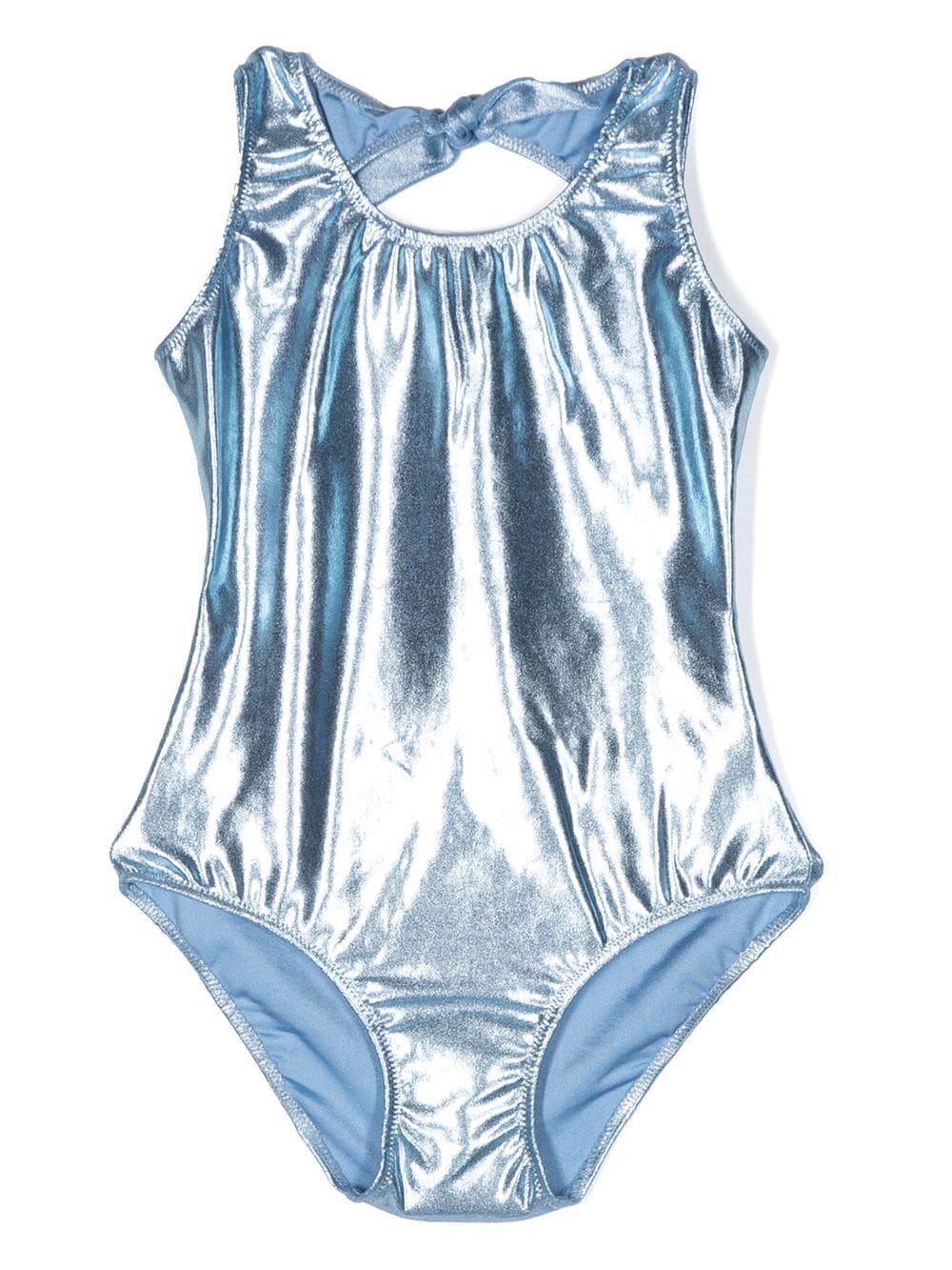 Andorine Badeanzug im Metallic-Look - Blau von Andorine