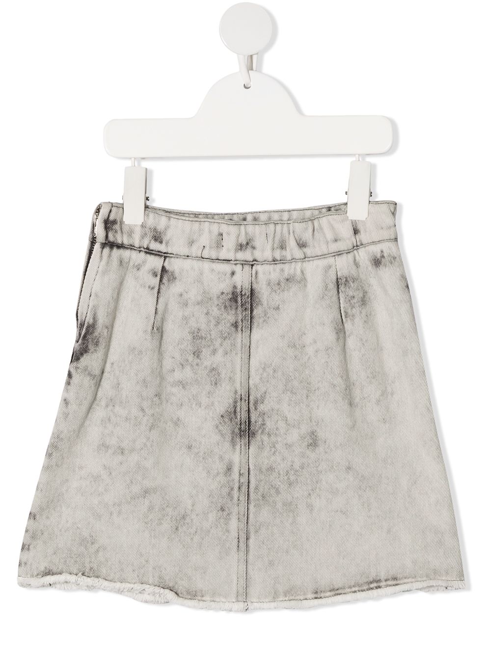 Andorine Jeansrock mit Stone-Wash-Effekt - Grau von Andorine