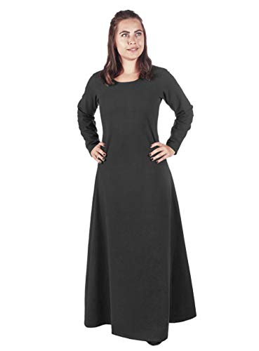 Andracor Mittelalter Unterkleid (S, Schwarz) von Andracor