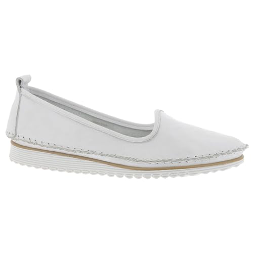 Andrea Conti Damen 0021711 Slipper, weiß, 38 EU von Andrea Conti
