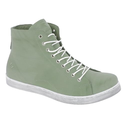 Andrea Conti Damen High Top Sneaker, Peppermint, 37 EU von Andrea Conti